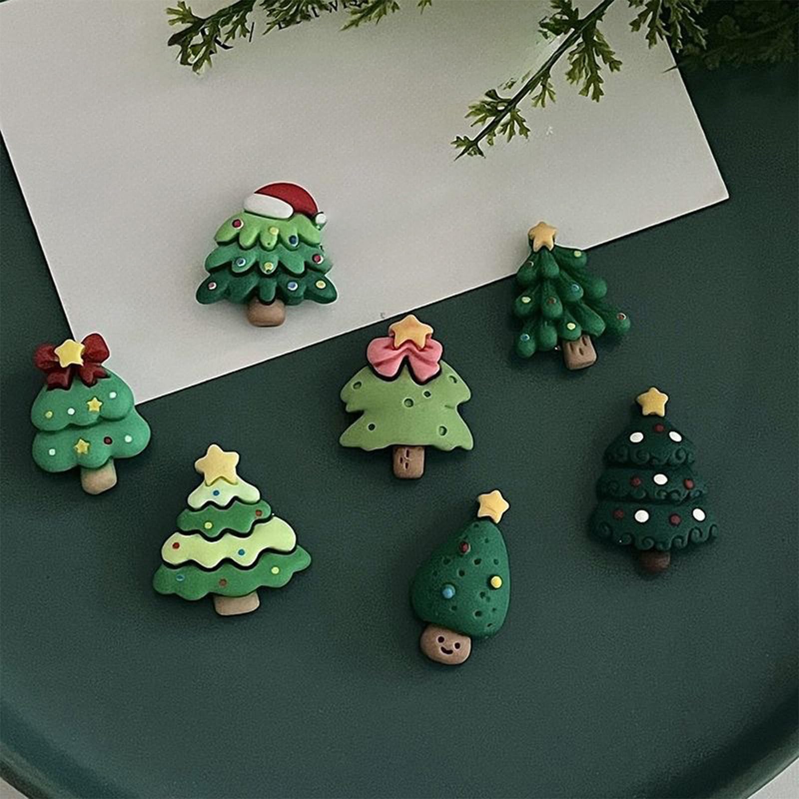 Amazon.co.jp: クリスマスツリー冷蔵庫マグネット6個ミニクリスマス